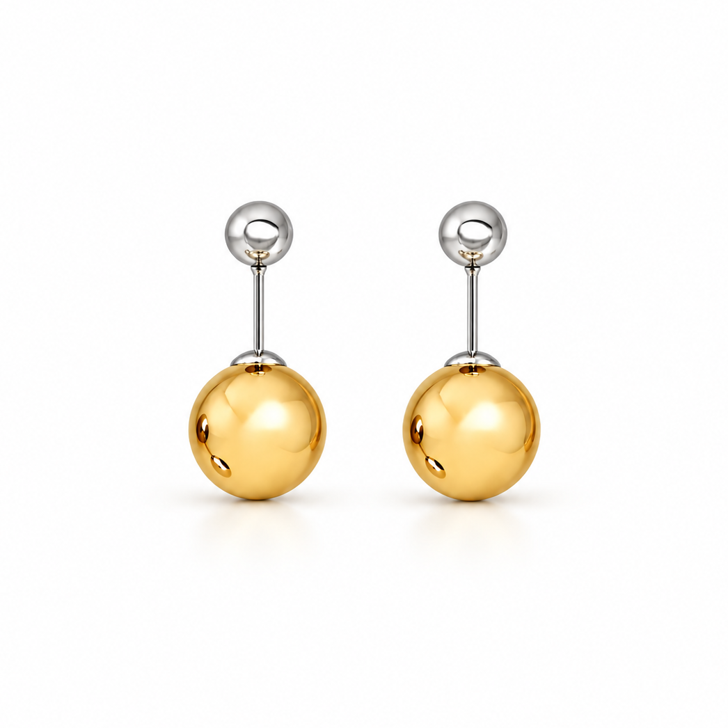 Pendientes de dos tonos Abigail