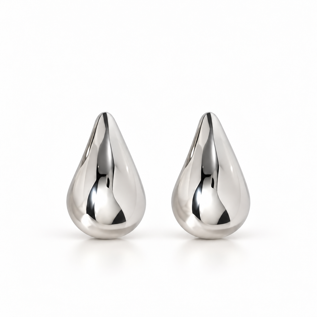 Pendientes pequeños de plata Vottega