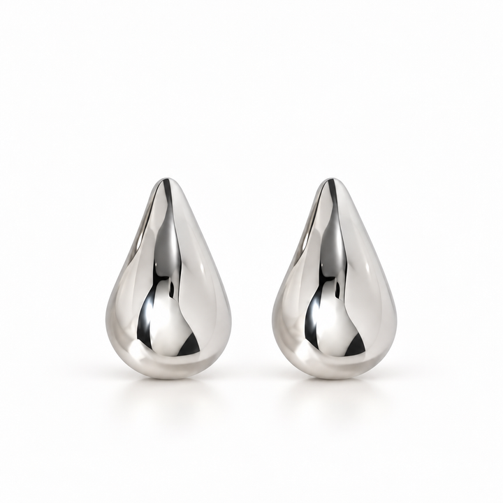 Pendientes pequeños de plata Vottega
