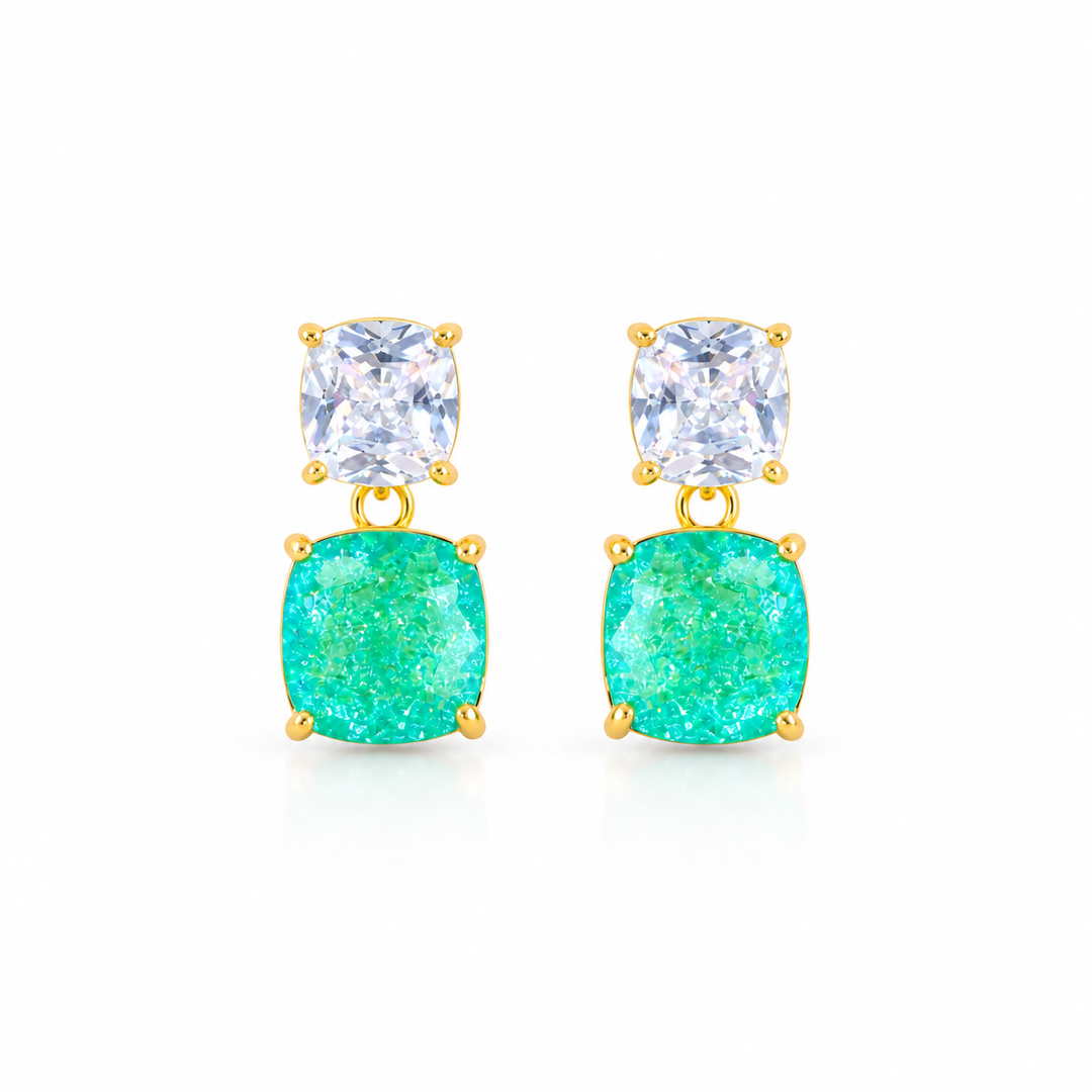 Nora Two Stones Studs