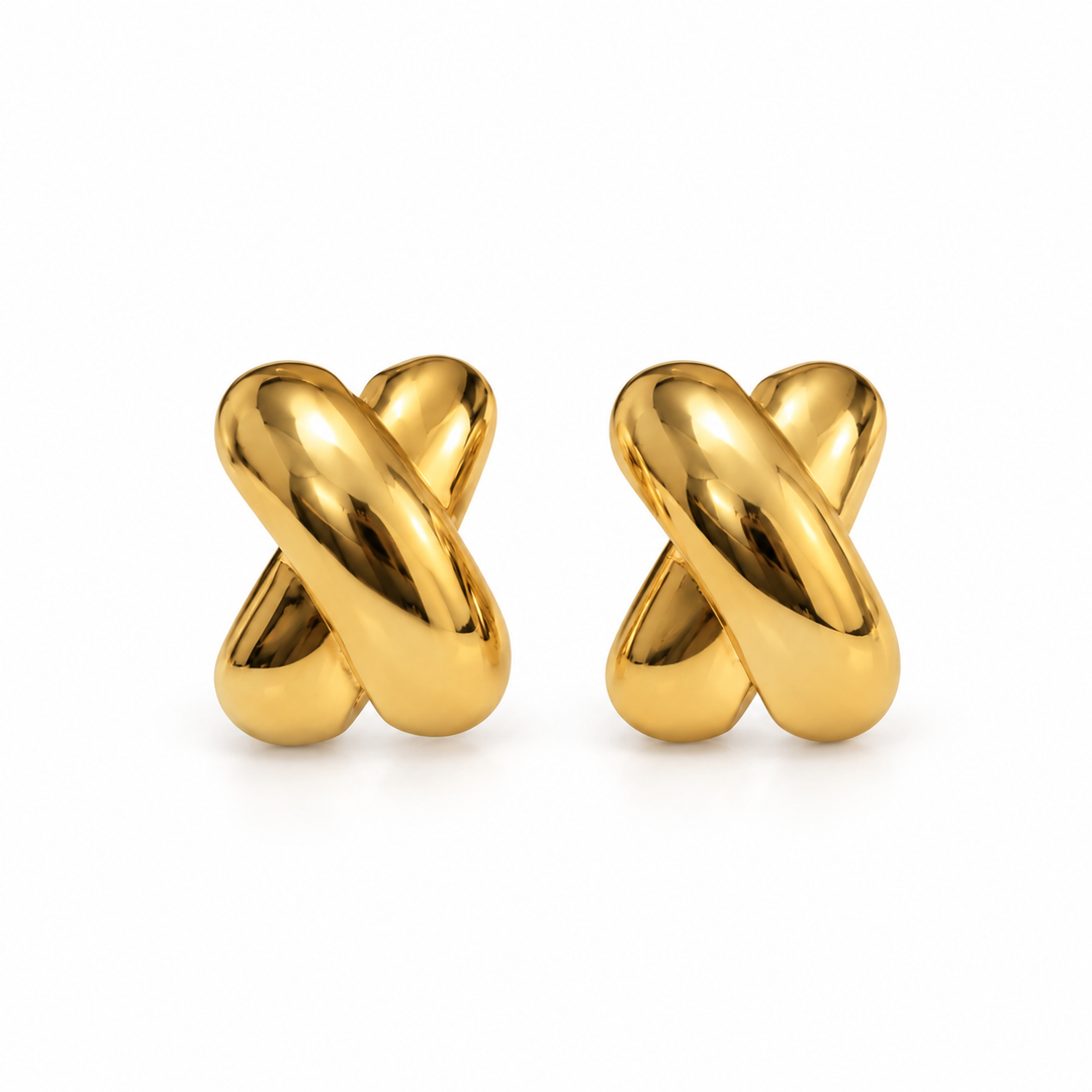 Juli Gold X Studs