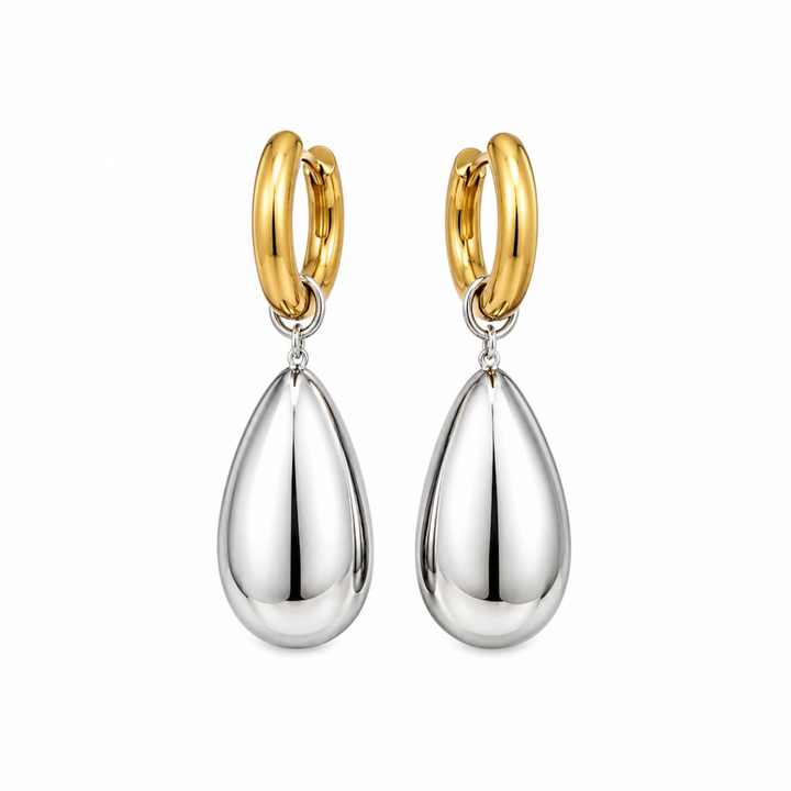 Isabella Gold & Silver Teardrop
