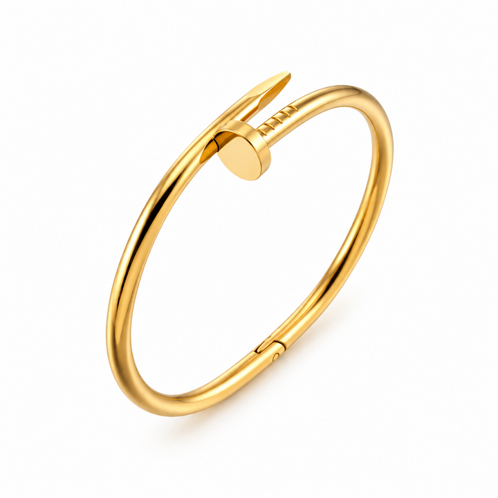 Karti Gold Stainless Steel Bangle