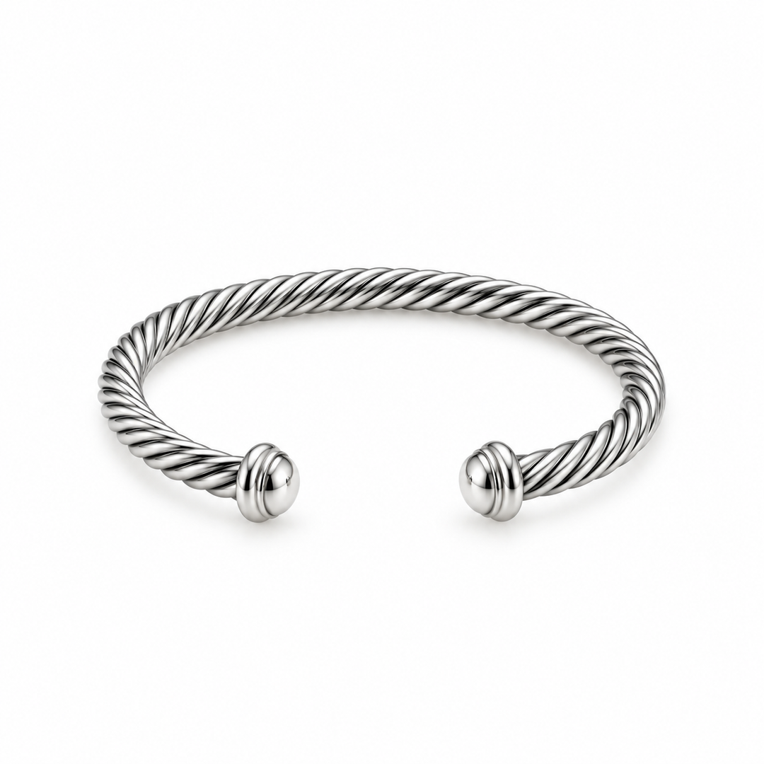 DY Silver Statement Cuff