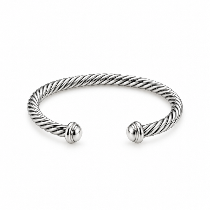DY Silver Statement Cuff