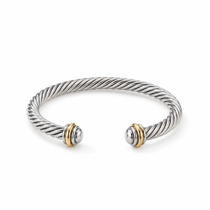 DY Two-Tone Statement Cuff