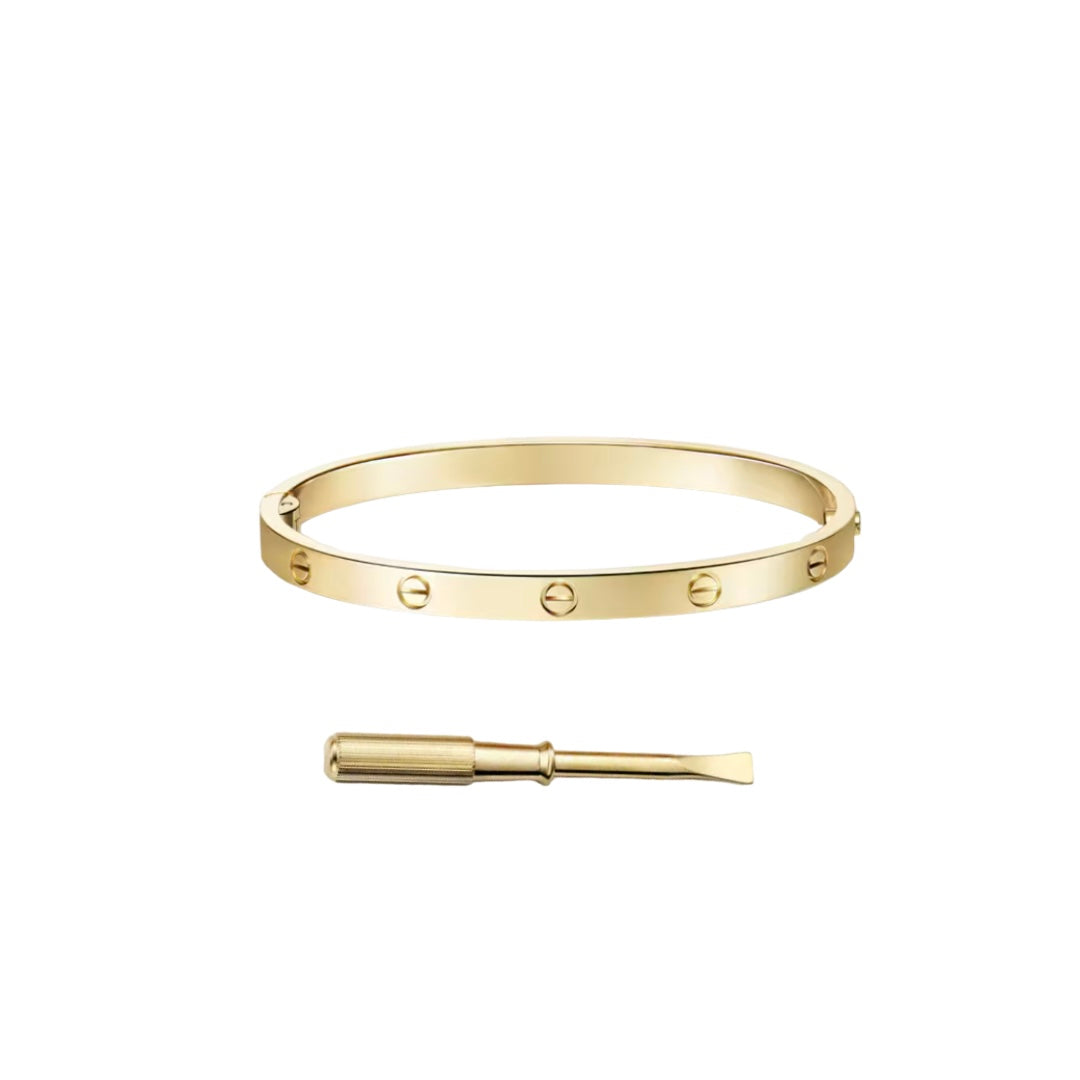 Carti Med Gold Bangle
