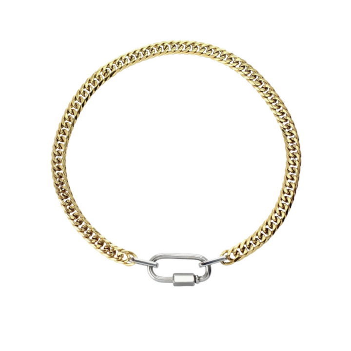 Allyne Two Tone Statement Necklaces