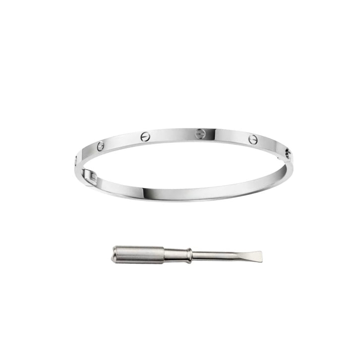 Carti Thin Silver Bangle