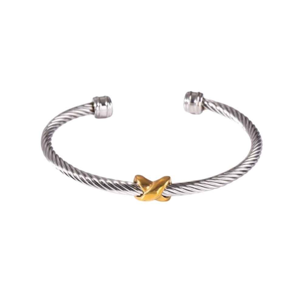 Penny Two Tone Bangle