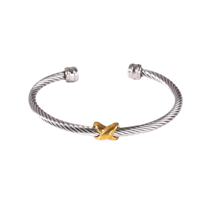 Penny Two Tone Bangle