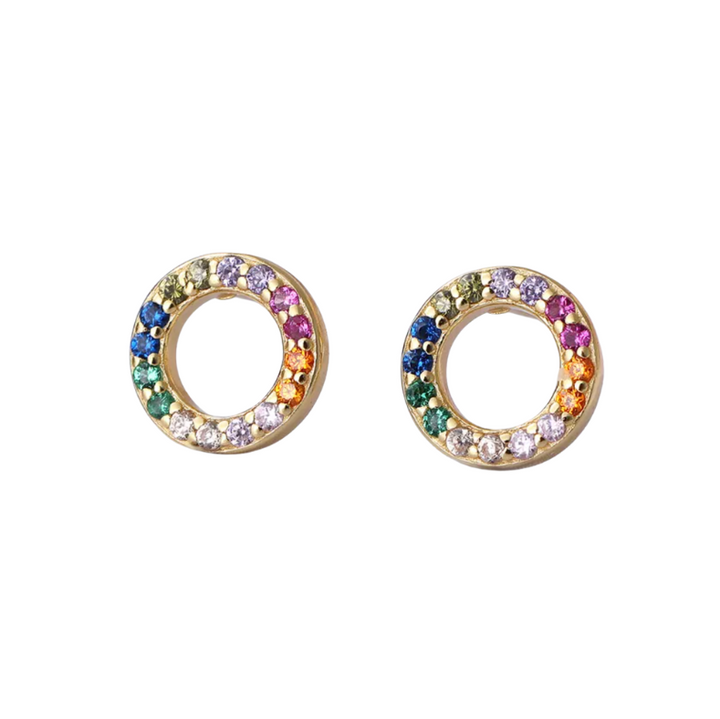 Rainbow Ear Studs Earrings