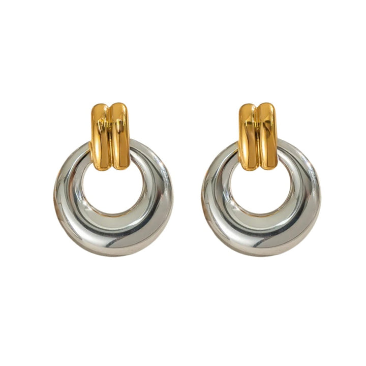 Silvana Two Tone Earrings