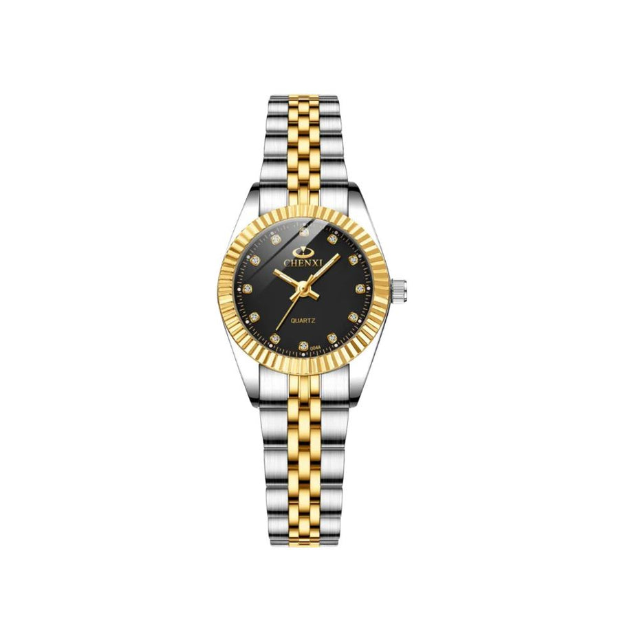 Margaret Two-tone Black Screen Dress watch Las Queridas Margaret Two-tone Black Screen Dress watch Las Queridas