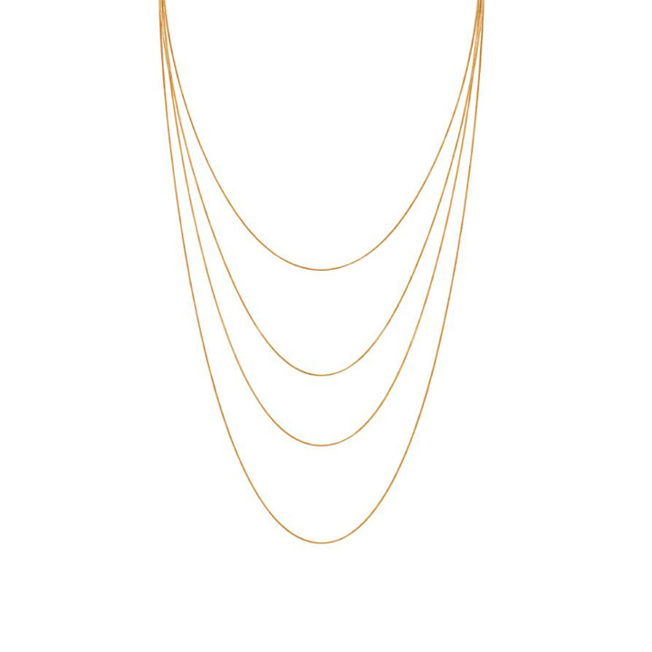 Golden Waterfall Necklaces