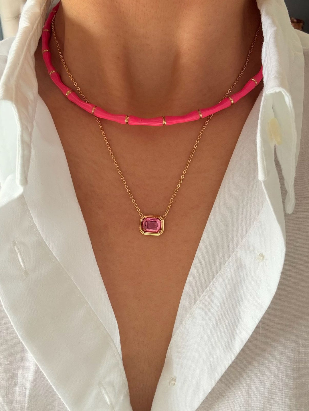 Ballerina Gold Necklaces