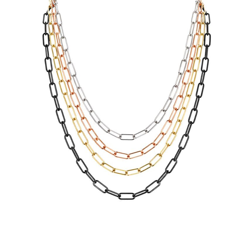 Nina Four-tone Multi-layered Necklace