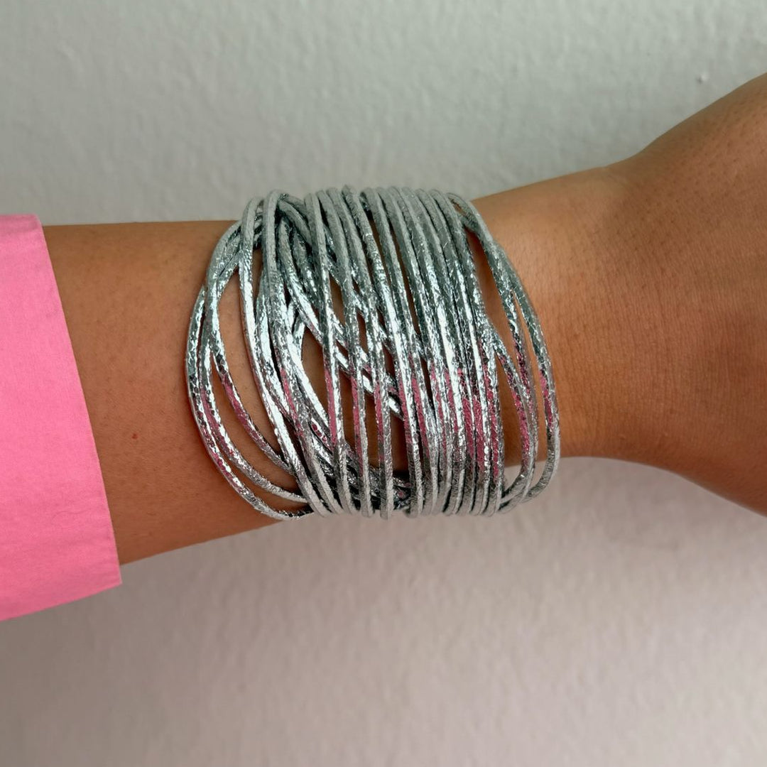 Annie Silver Multi-strand Bracelet