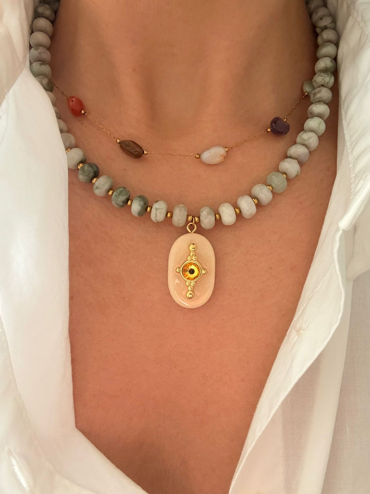 Green Agate Necklaces