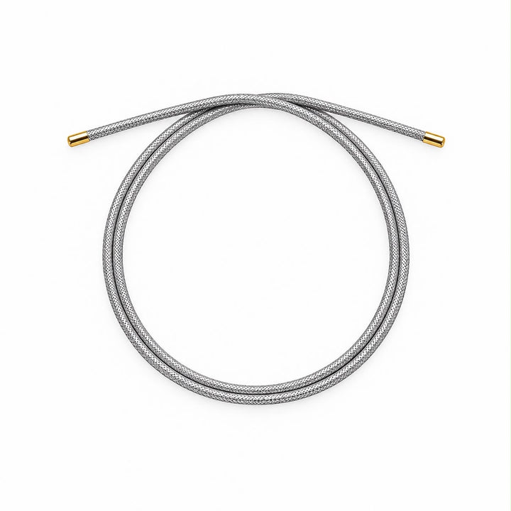 Bianca Silver & Gold Magnetic Wrap Necklace Bracelet